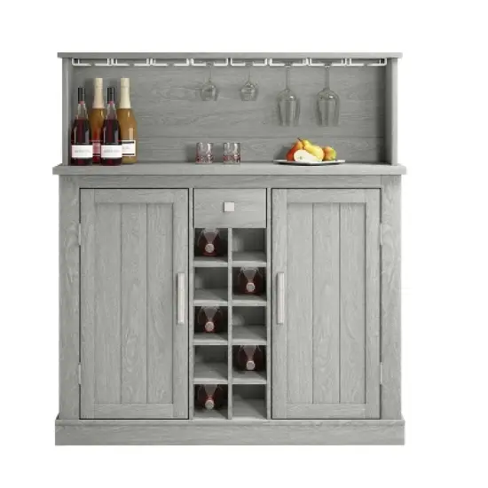 47" Wood Granite Pattern Cabinet - Festivo image {2}