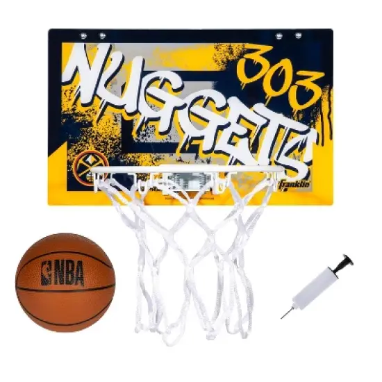 NBA Denver Nuggets Over The Door Mini Basketball Hoop image {6}