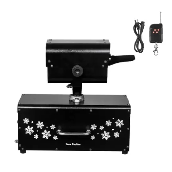 VEVOR Snow Machine, 1200W 90&deg; Shaking Head Snow Maker with Wireless Remote Control, High Output Snowmaking Machine Coverage up to 12 ㎡, Black image {8}