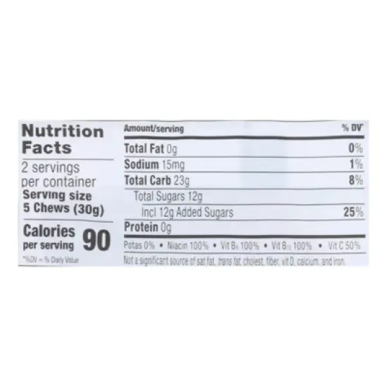 Probar Organic Berry Blast Energy Chews - 12 bags, 2.1 oz image {5}