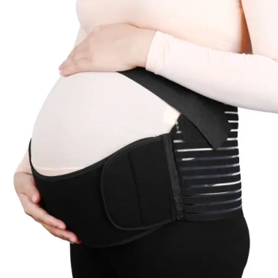 Unique Bargains Maternity Antepartum Belt Pregnant Women Abdominal Support Waist Belly Band Back Brace image {1}
