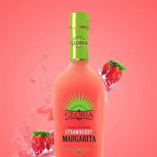 Rancho La Gloria Strawberry Margarita Wine Cocktail - 750ml Bottle image {1}