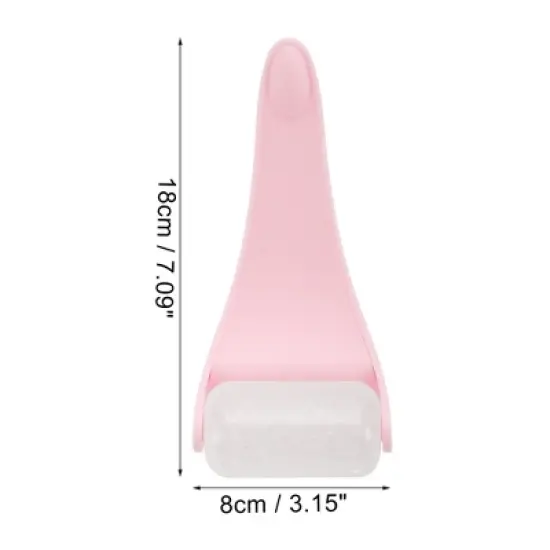 Unique Bargains Durable Ice Facial Roller Light Pink 1 Pc image {1}