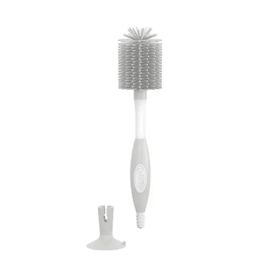 Dr. Brown's Soft Touch No Scratch Baby Bottle Cleaning Brush with Stand - Gray image {8}