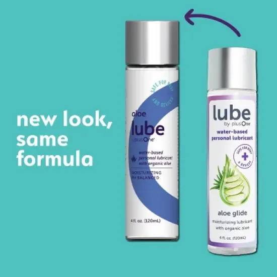 plusOne Aloe Glide Lube - 4 fl oz image {1}