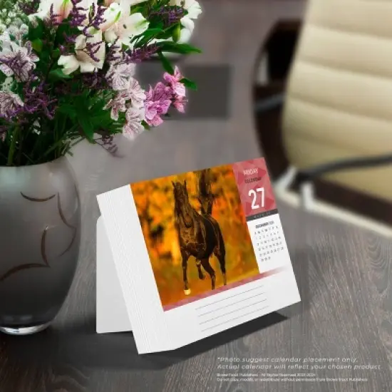 Browntrout 2024 Daily Calendar 5"x6" Horse Lovers image {5}