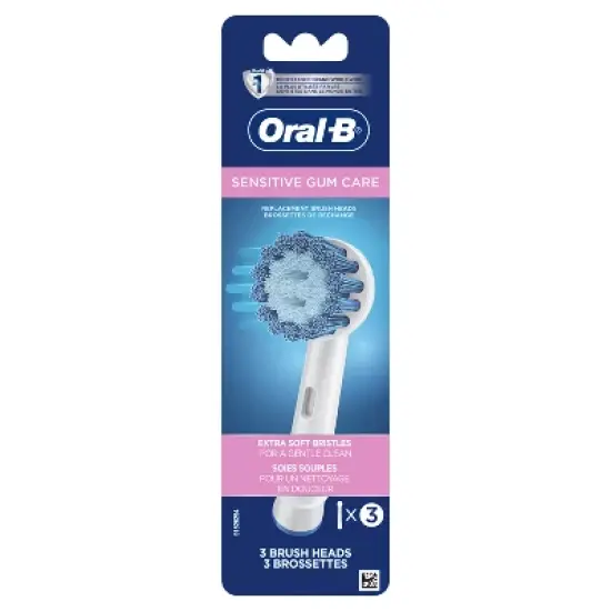 Oral-B Sensitive Gum Care Electric Toothbrush Replacement Brush Head image {8}