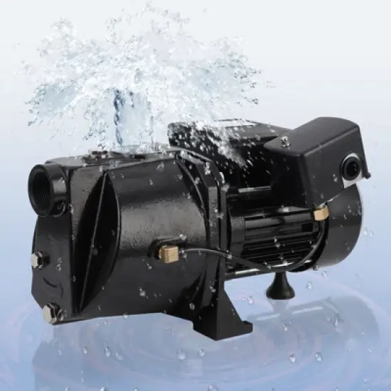 High-Flow Swimming Pool Pump &ndash; Single Speed, Self-Priming Pool Pump for Inground & Above Ground Pools, Built-in Strainer Basket & Drain Plug image {4}