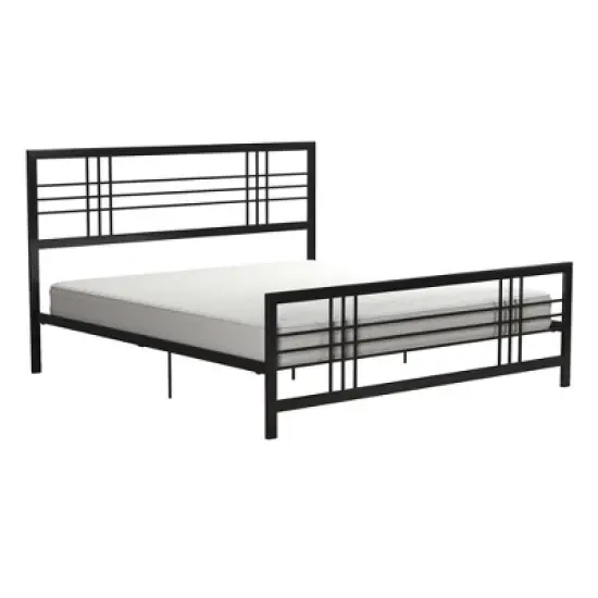 King Bellatrix Industrial Modern Metal Bed - Room & Joy image {5}