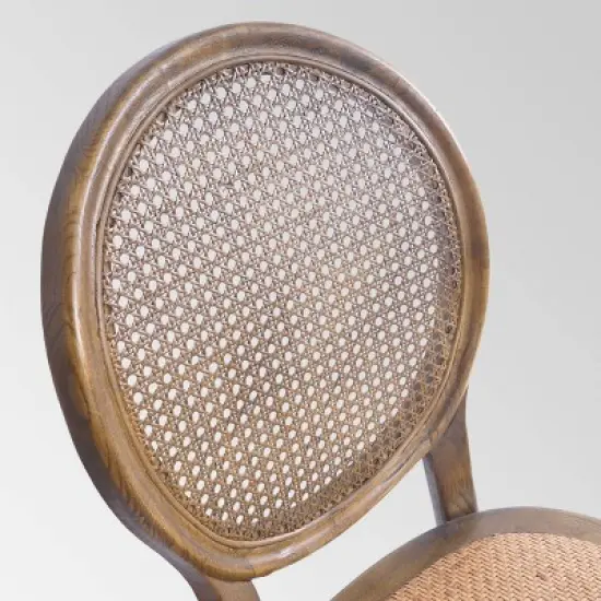 Set of 2 Chittenden Rattan Dining Chair - Christopher Knight Home image {4}