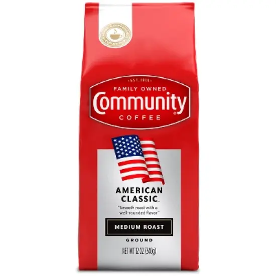 Community Coffee American Classic Medium Roast - 12oz image {4}