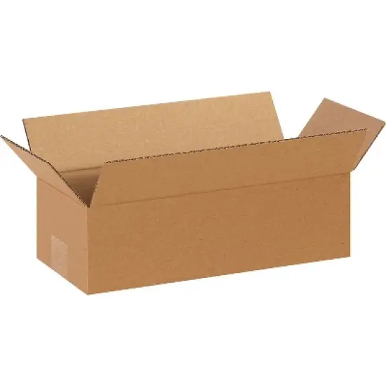 Box Partners Long Corrugated Boxes 14" x 4" x 4" Kraft 25/Bundle 1444 image {4}