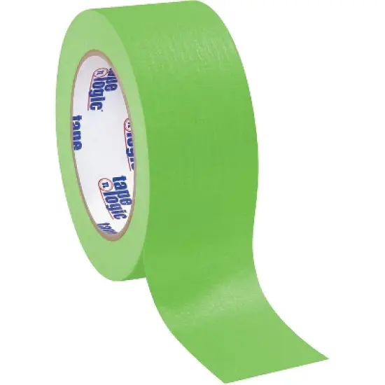 Tape Logic Masking Tape 4.9 Mil 2" x 60 yds. Light Green 24/Case T937003A image {1}