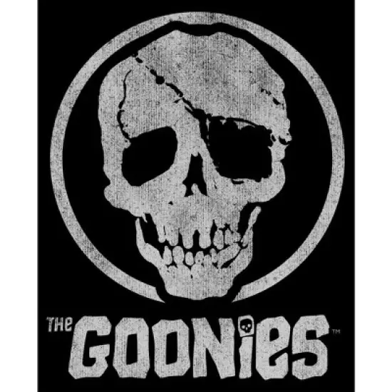 Goonies One Eyed Willy Skull Men's Maroon T-shirt image {1}