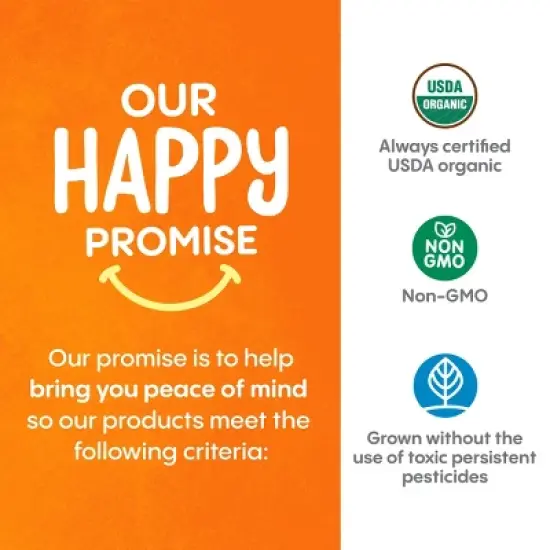 Happy Baby Organics Clearly Crafted Stage 2 Bananas, Sweet Potatoes & Papaya - 4oz image {4}