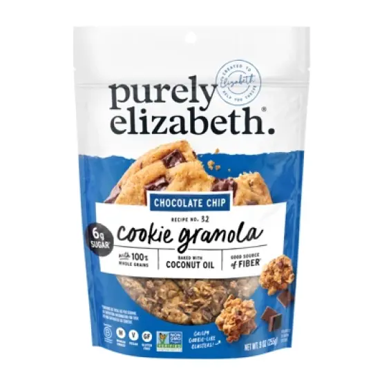 Purely Elizabeth Chocolate Chip Cookie Granola - 9oz image {4}