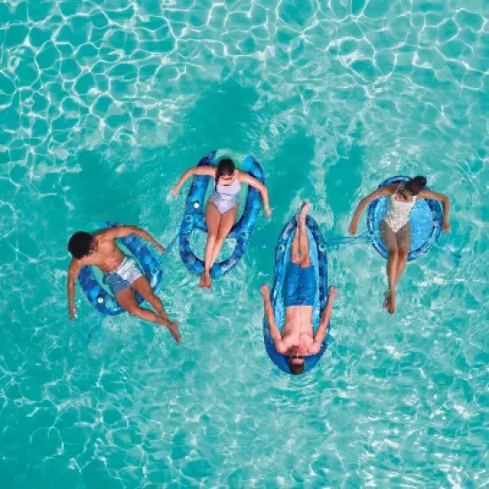 Swimways Elite Spring Float Papasan Pool Lounger image {3}