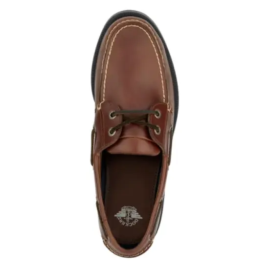 Dockers Mens Castaway Leather Casual Classic Boat Shoe - Wide Widths Available image {1}