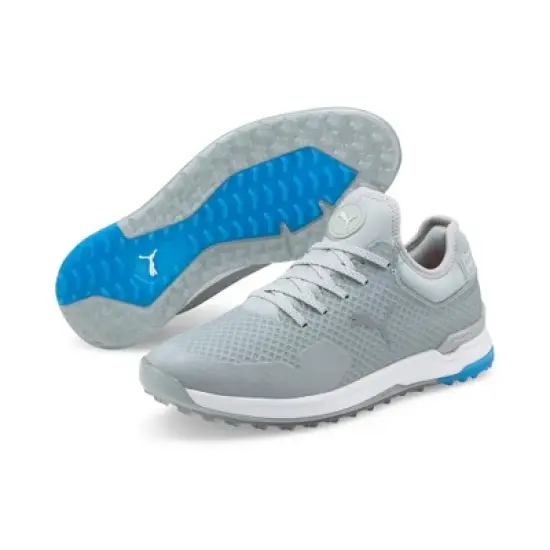 Puma Men's Proadapt Alphacat Golf Shoes Silver/Blue image {1}