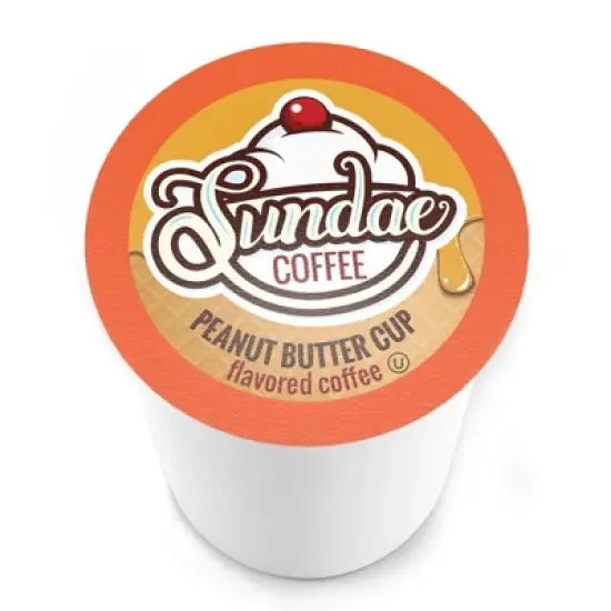 Sundae Ice Cream Flavored Coffee Pods,2.0 Keurig K-Cup,Peanut Butter Cup,48Count image {8}