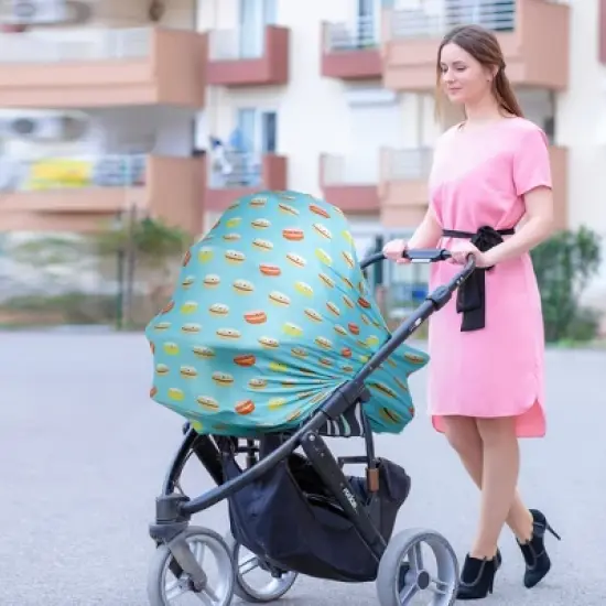 KeaBabies Baby Car Seat Cover, All-in-1 Nursing Cover, Car Seat Covers for Babies, Infant Car Seat Cover image {16}