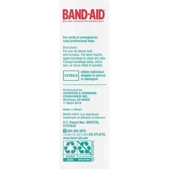 Band Aid Skin Flex Assorted Sizes Adhesive Bandages 20 ea image {3}