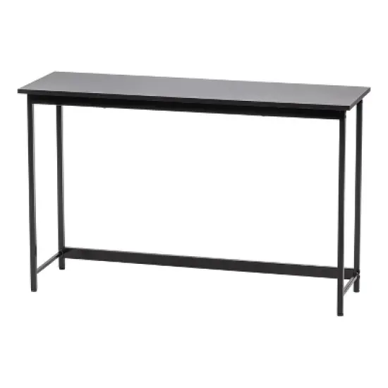 IRIS USA Simple Design Office Desk, Black image {9}