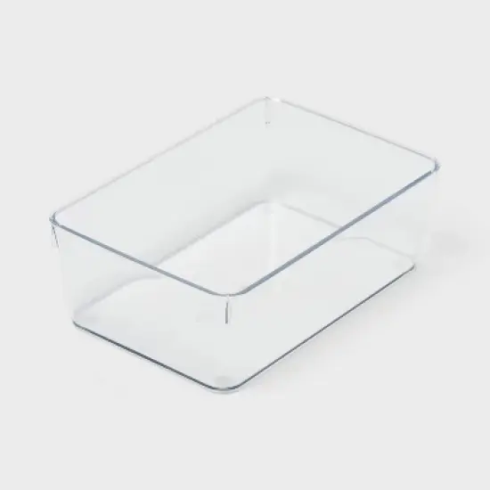 6"x9" Drawer Flatware Organizer - Brightroom&trade;: Clear PETG In-Drawer Storage Tray, Contemporary Kitchen Organizer image {3}