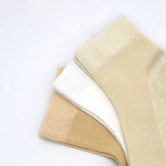 SERISIMPLE Women Thin Viscose Bamboo Above Ankle Sock Breathable Lightweight Classic Crew Casual 5 Pairs image {8}