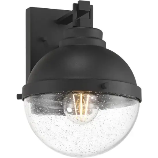 Possini Euro Design Possini Euro Sargasso 11" Black Marine Outdoor Wall Light Set of 2 image {5}