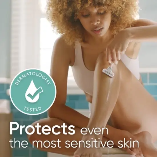 Venus Deluxe Smooth Sensitive Women's Razor + 2 Razor Blade Refills image {3}