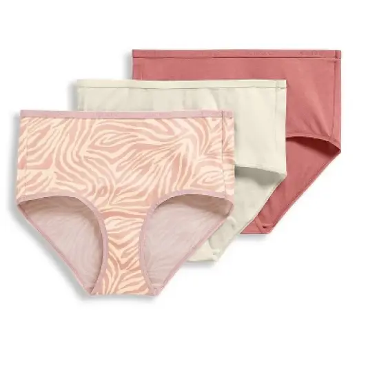Jockey Women's Organic Cotton Stretch Logo Modern Brief - 3 Pack image {6}