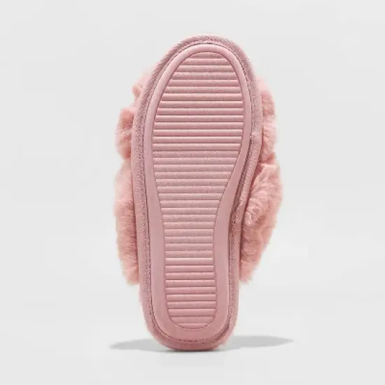 Women's Paris Crossband Faux Fur Slippers - Stars Above&trade; image {3}