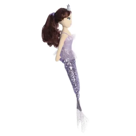 Aurora Sea Sparkles 18" Tutu Sparkles Iris Mermaid Purple Stuffed Doll image {2}