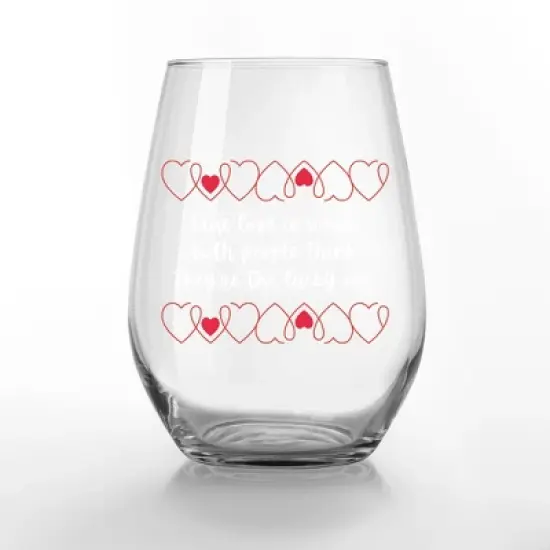 Creative Products True Love Lucky Ones Stemless Wine Glass image {3}
