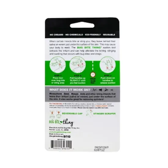 Bug Bite Thing  Insect Bite + Sting Suction Tool Anti-Itch Treatment image {2}