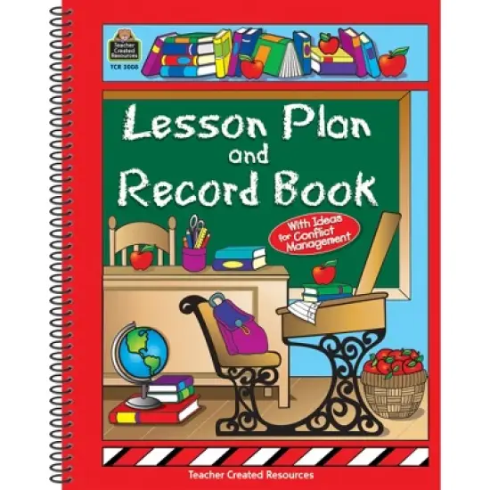 Teacher Created Resources Lesson Plan and Record Book, Pack of 2 image {1}