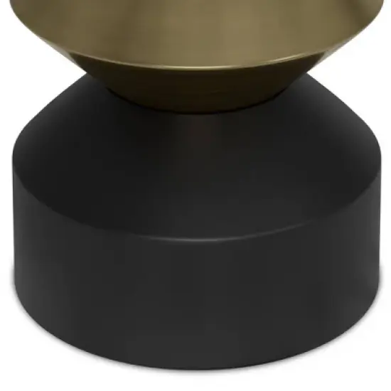 Clover Side Table Black/Brass - WyndenHall image {4}