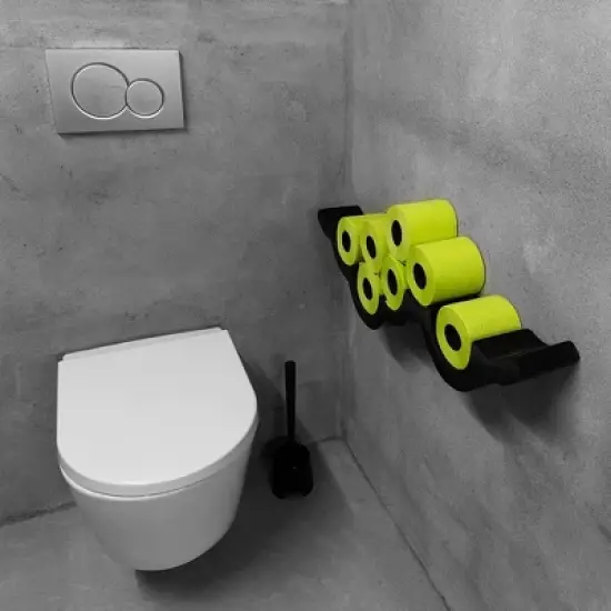 Roll-Lux Premium Soft 3-Ply 140-Sheet Lime Green Toilet Paper Rolls image {5}