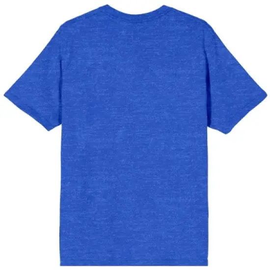 Harry Potter Deathly Hallows Men's Royal Blue Heather T-shirt image {2}
