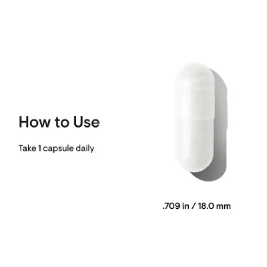 THORNE Zinc Bisglycinate 30mg - Daily Support for Skin, Eye & Immune System Health* with Zinc Supplement Capsules - 60 Capsules image {2}