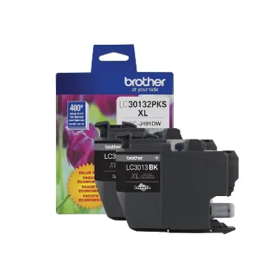 Brother Genuine LC30132PKS 2-Pack High-yield Black Ink Cartridges 24337424 image {8}