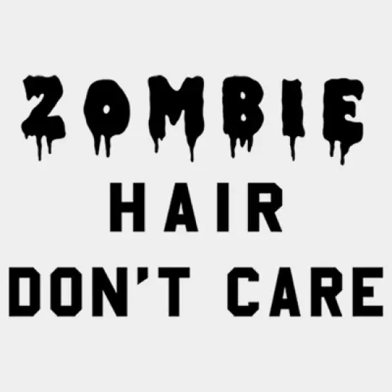 Women's Lost Gods Halloween Zombie Hair Don't Care Scoop Neck image {1}