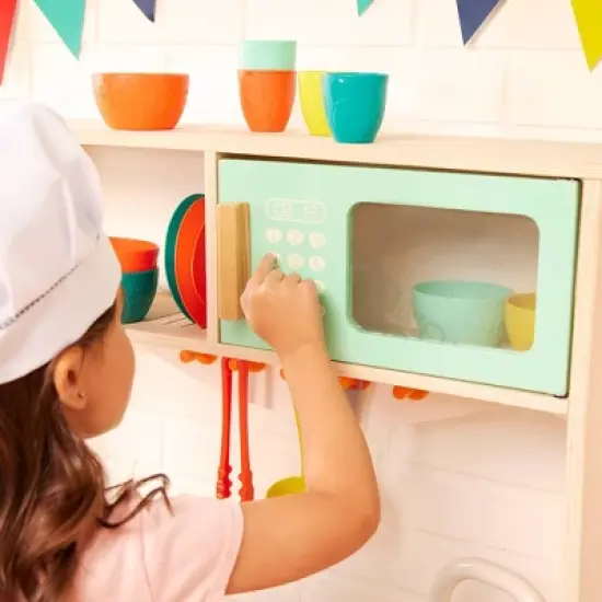 B. toys Wooden Play Kitchen - Mini Chef Kitchenette image {4}