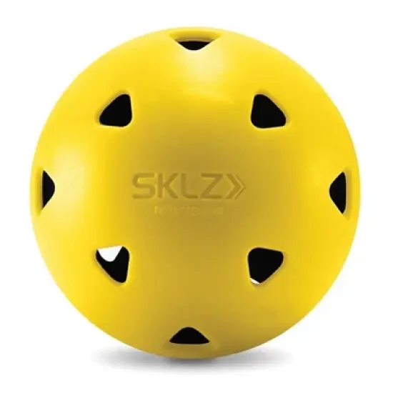 SKLZ Impact Softballs - Black/Yellow 8pk image {1}