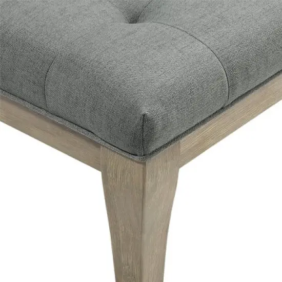 Adina Rectangular Tufted Bench Taupe - Dorel Living image {4}