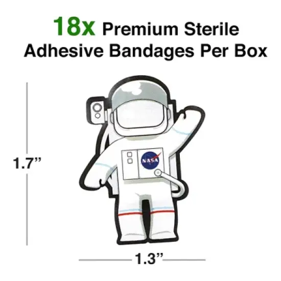 Gamago NASA Astronaut Bandages - 18 Count image {1}