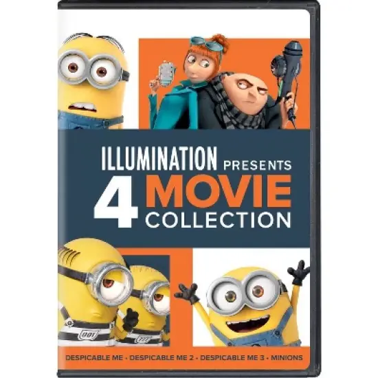 4-Movie Collection: Despicable Me / Despicable Me 2 / Despicable Me 3 / Minions (DVD)(2022) image {1}