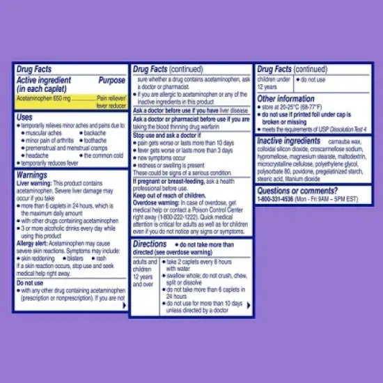 Midol Menstrual Relief Long Lasting Pain Reliever Caplets with Acetaminophen for Menstrual Period Pain Symptoms - 20ct image {9}