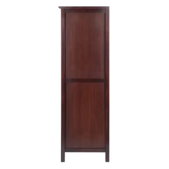 Brooke Cupboard Drop Down Door and Drawer Walnut - Winsome image {3}